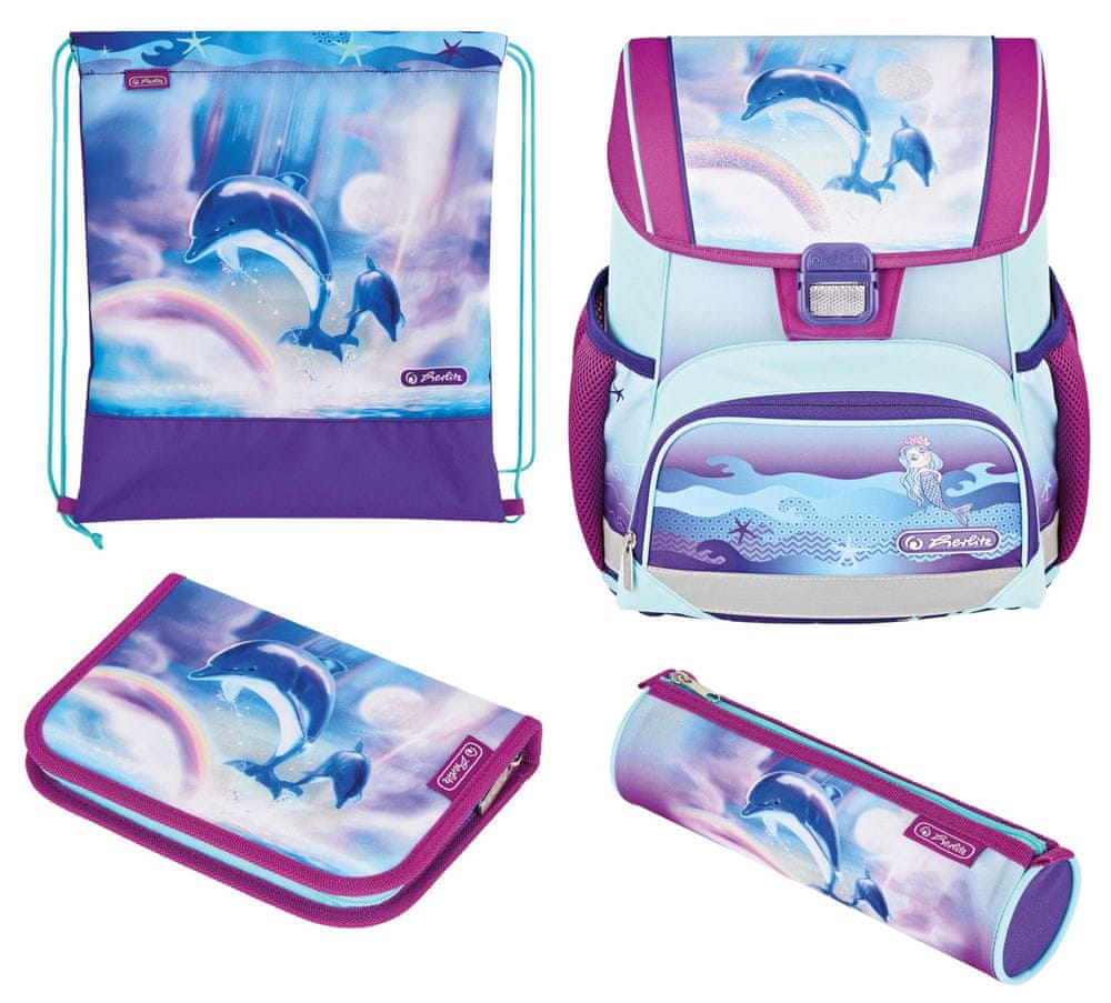 Herlitz Školská taška Loop Plus Delfín